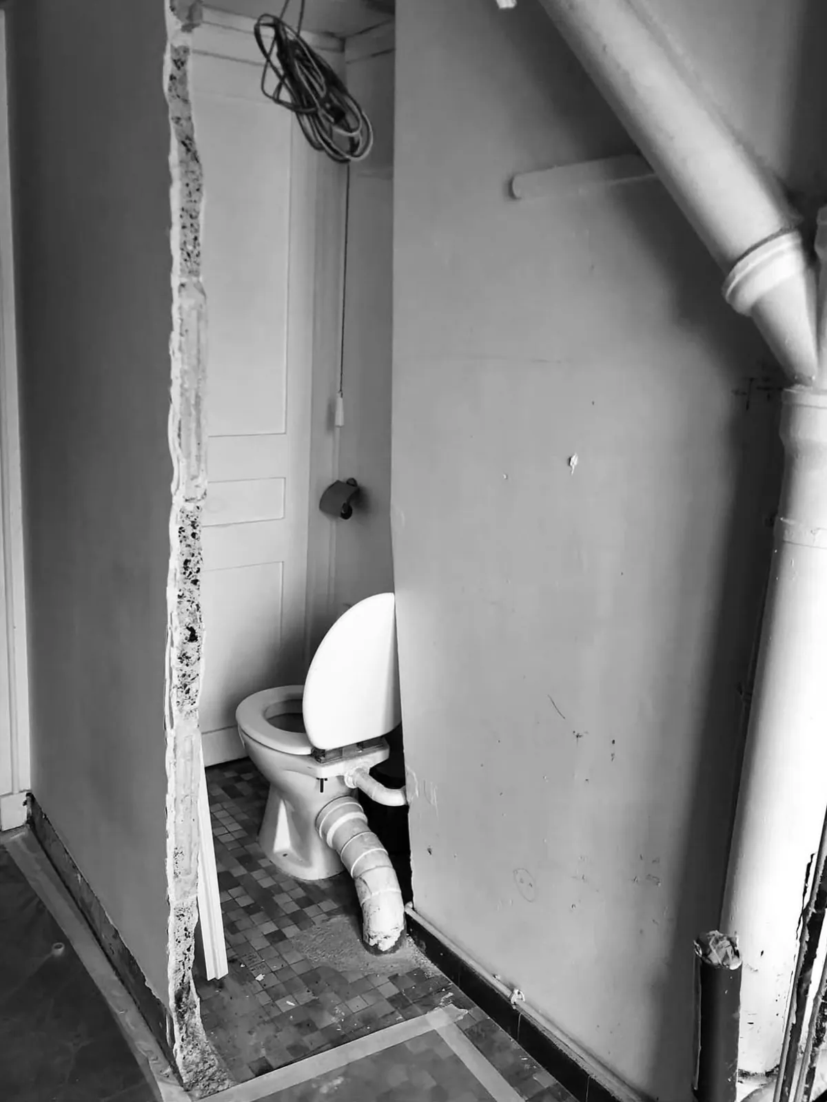 WC à Paris 13e, avant travaux