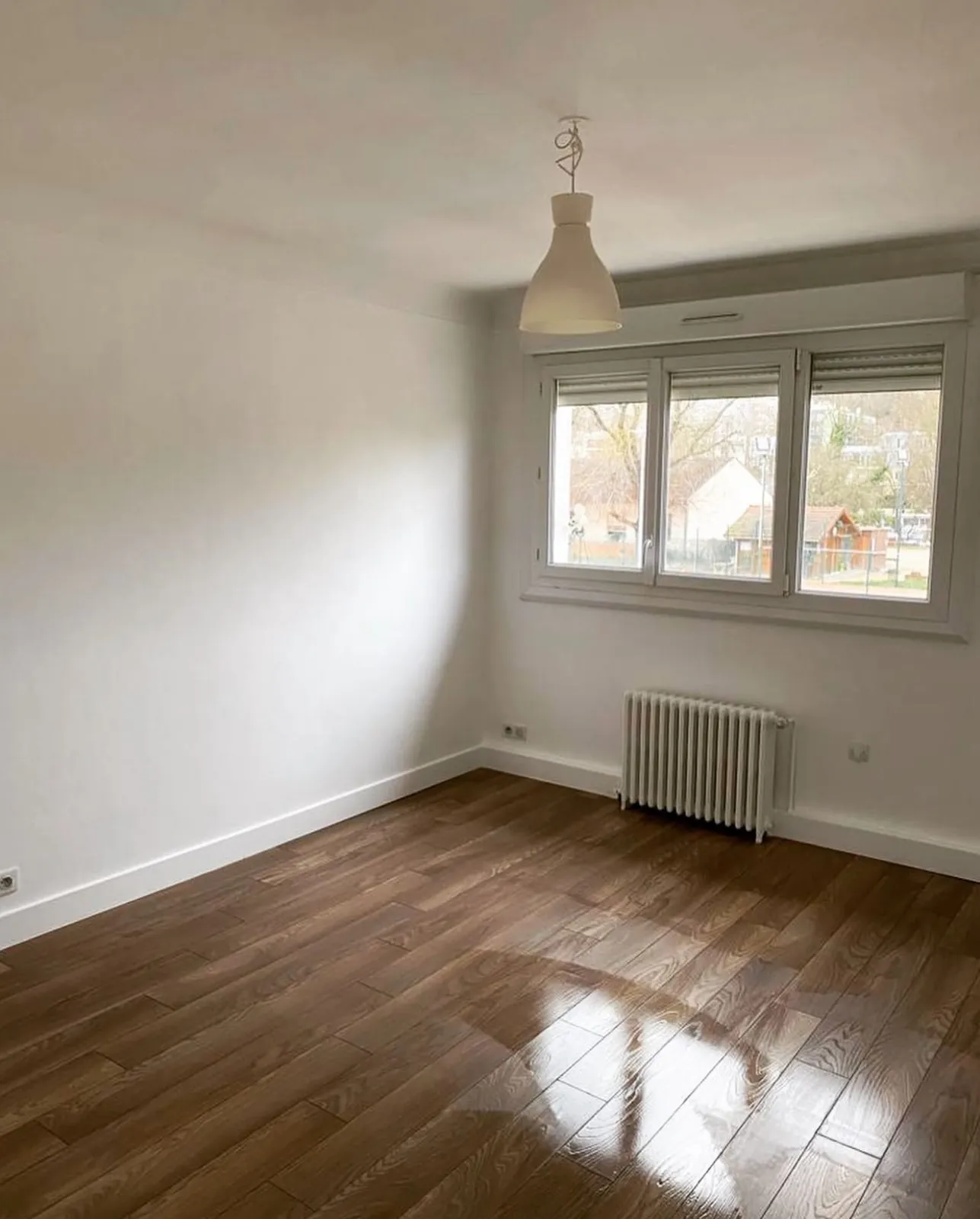 La même pièce après rénovation